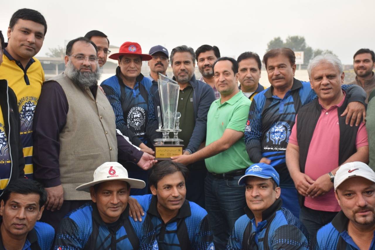 Friendly cricket match between Golden Economic Triangle Chambers of Commerce and Industry, SCCI, GTCCI and GCCI, on 8th November, 2020 at Jinnah Stadium Sialkot.