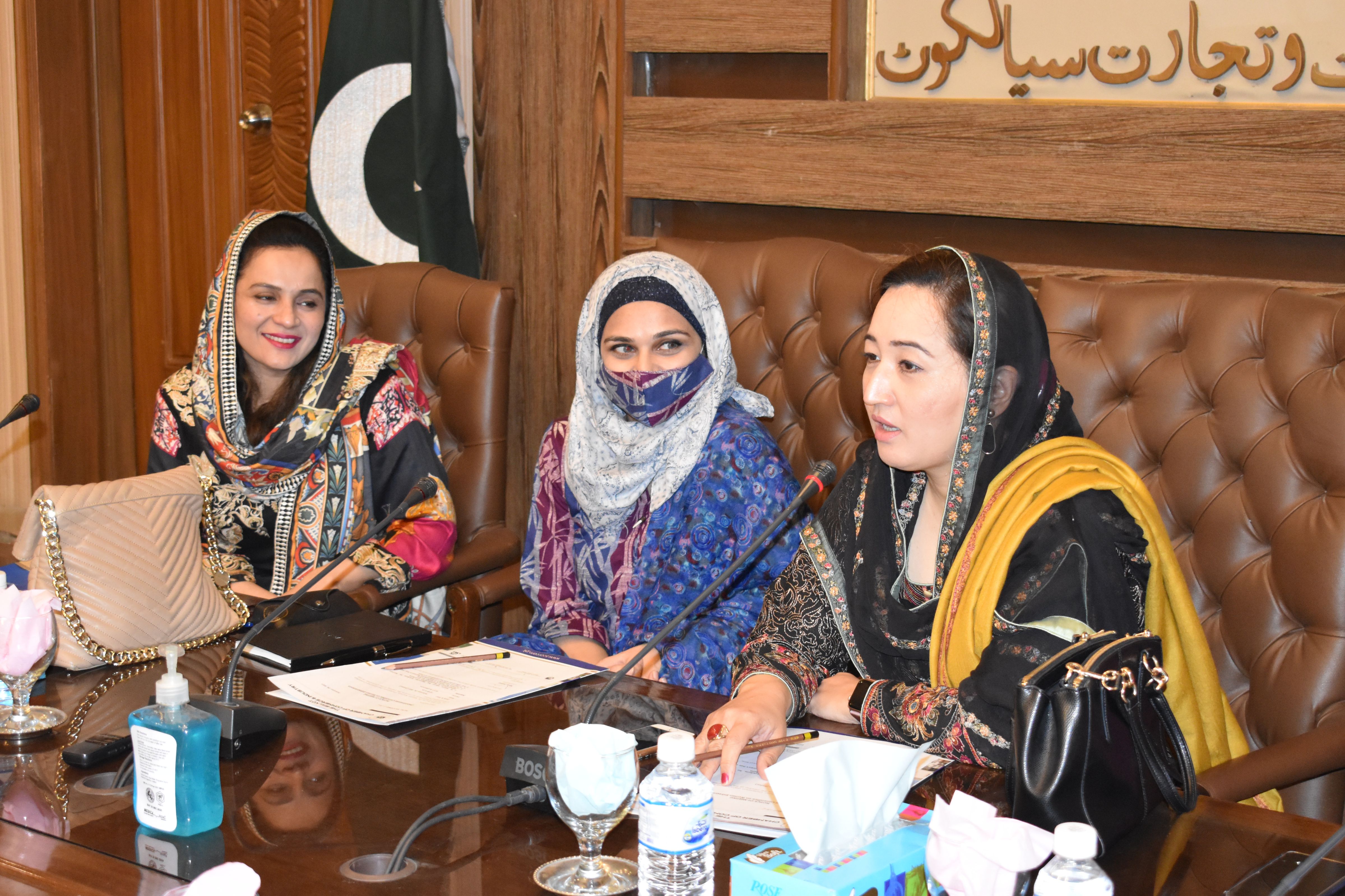 Meeting of Dep. Committee on Women Entrepreneurs at SCCI on Feb 26, 2021