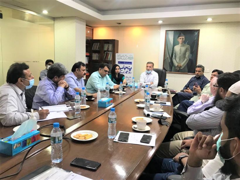 On July 06, 2021, Mr. Qaisar Iqbal Baryar, President, Sialkot Chamber of Commerce & Industry attended a meeting on “Renovation and Operationalization of Sports Goods Material Testing Lab” at PSIC headquarters, Lahore.