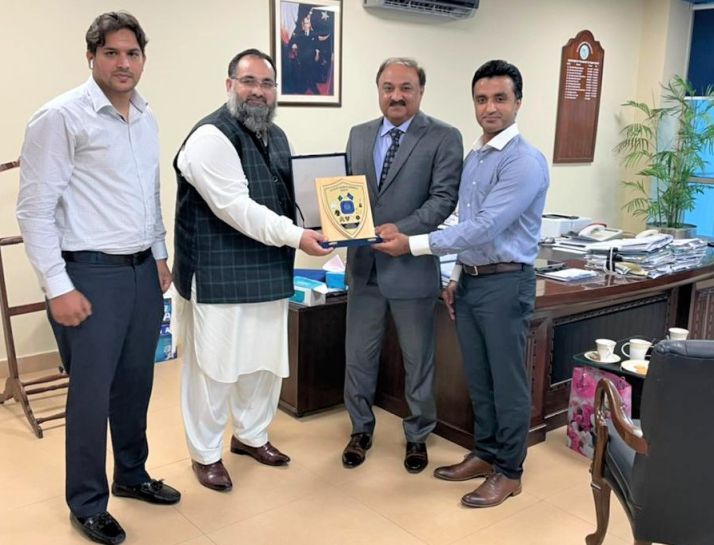 On July 26, 2021, A delegation of Sialkot Chamber of Commerce & Industry led by Mr. Khuram Aslam , Senior Vice President of SCCI – in the company of Mr. Asif Manzoor and Mr. Muhammad Idris, Executive Members SCCI visited Ministry of Human Rights in Islamabad and had meeting with Mr. Inamullah Khan, Secretary, Ministry of Human Rights.