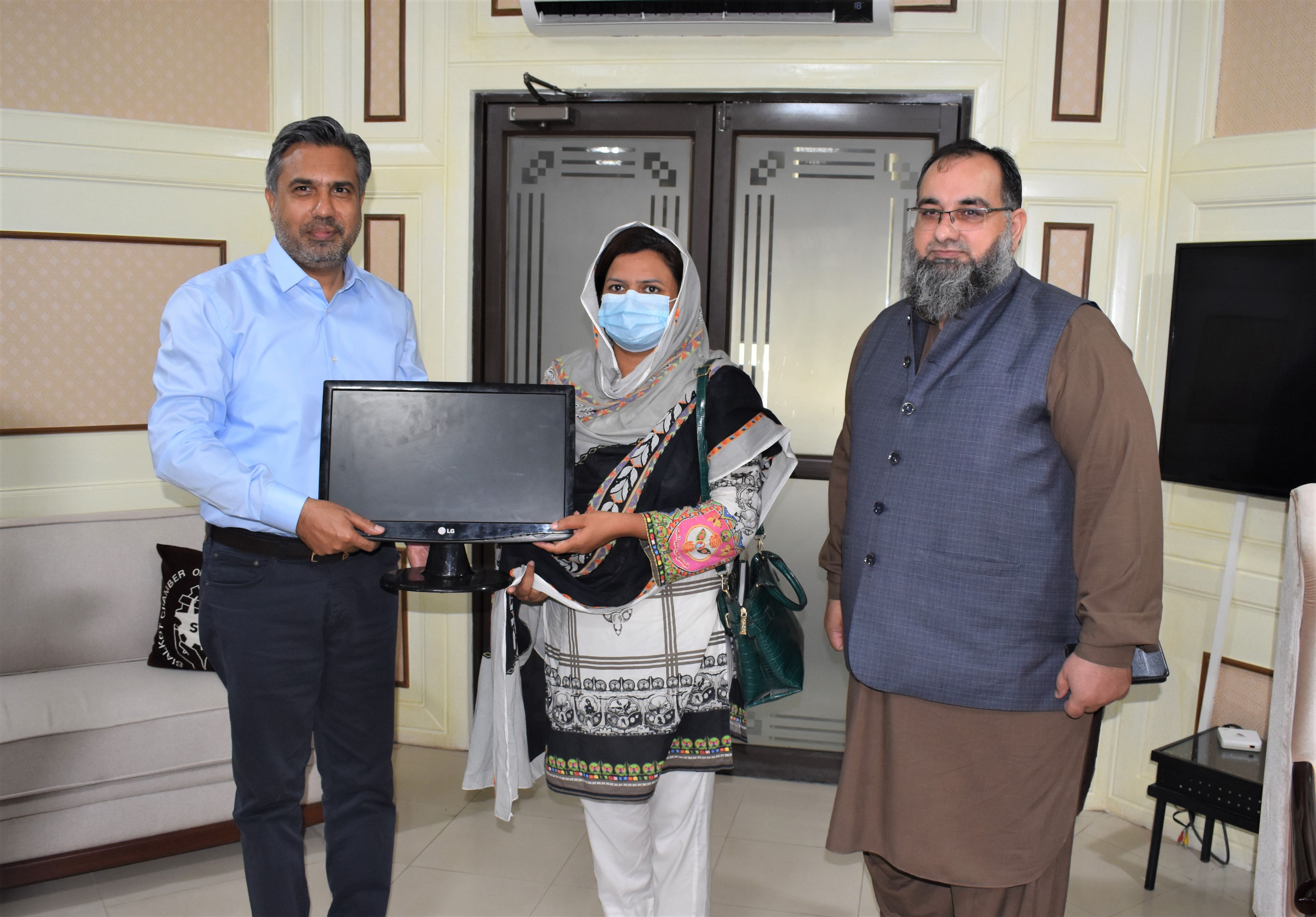 On September 14, 2021, Sialkot Chamber of Commerce & Industry contributed Computer Systems for IT Lab in  Govt. High School, Dait Sialkot.