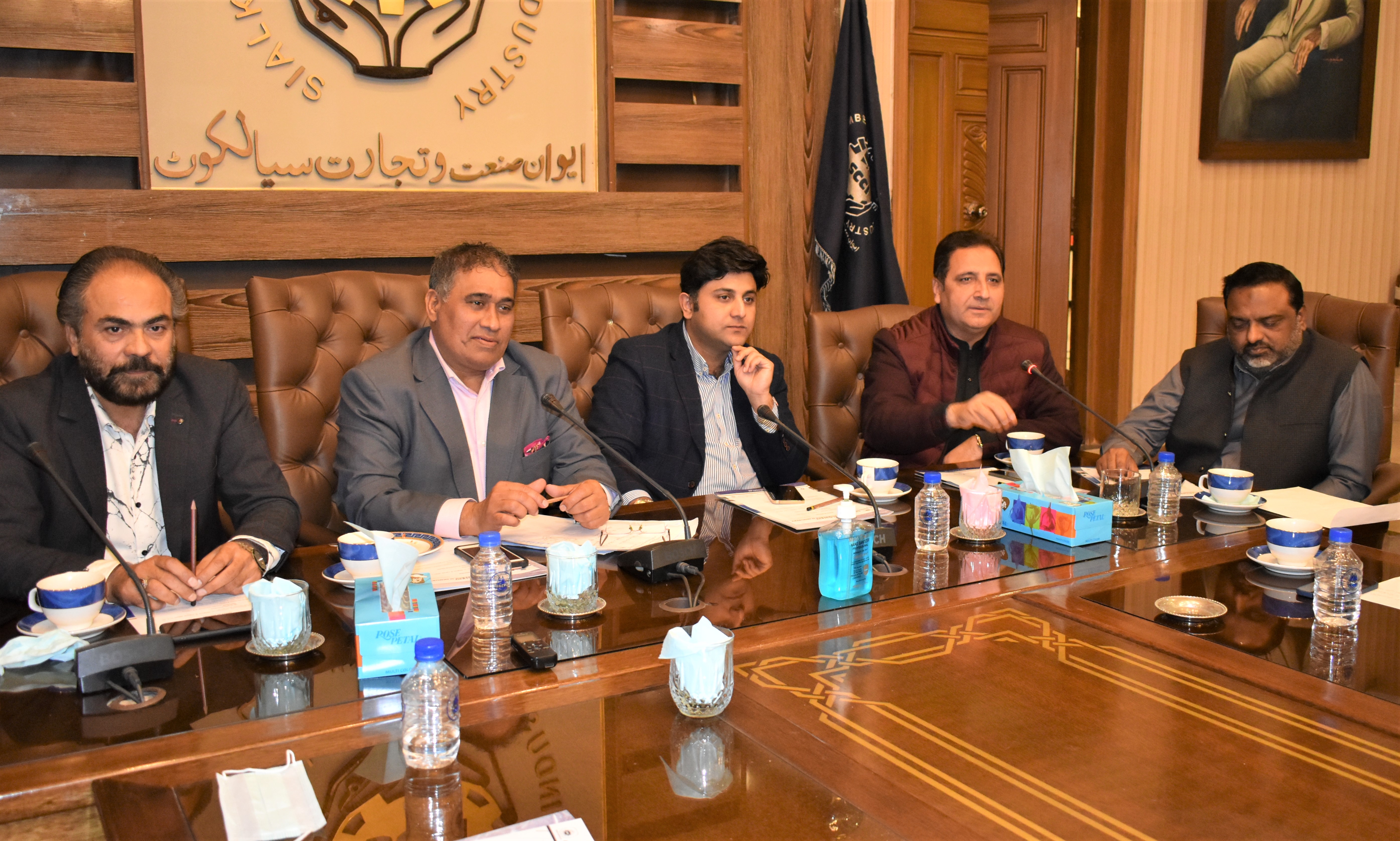 On December 09, 2021, a meeting of SCCI Departmental Committee on Religious and Cultural Affairs was held. wherein, matters pertaining to upcoming Events to be held in Sialkot Chamber were discussed. Vice President, SCCI was also present during the meeting.