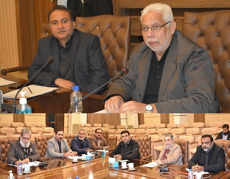 On January 04, 2022, SCCI Departmental Committee on Dryport/ Airport/ Shipping Railways/ Transportation held a meeting to discuss matters related to Implementation of Pakistan Single Window, Dryport Cargo Theft Issue, SDPT Charges and Courier Company’s High charges.