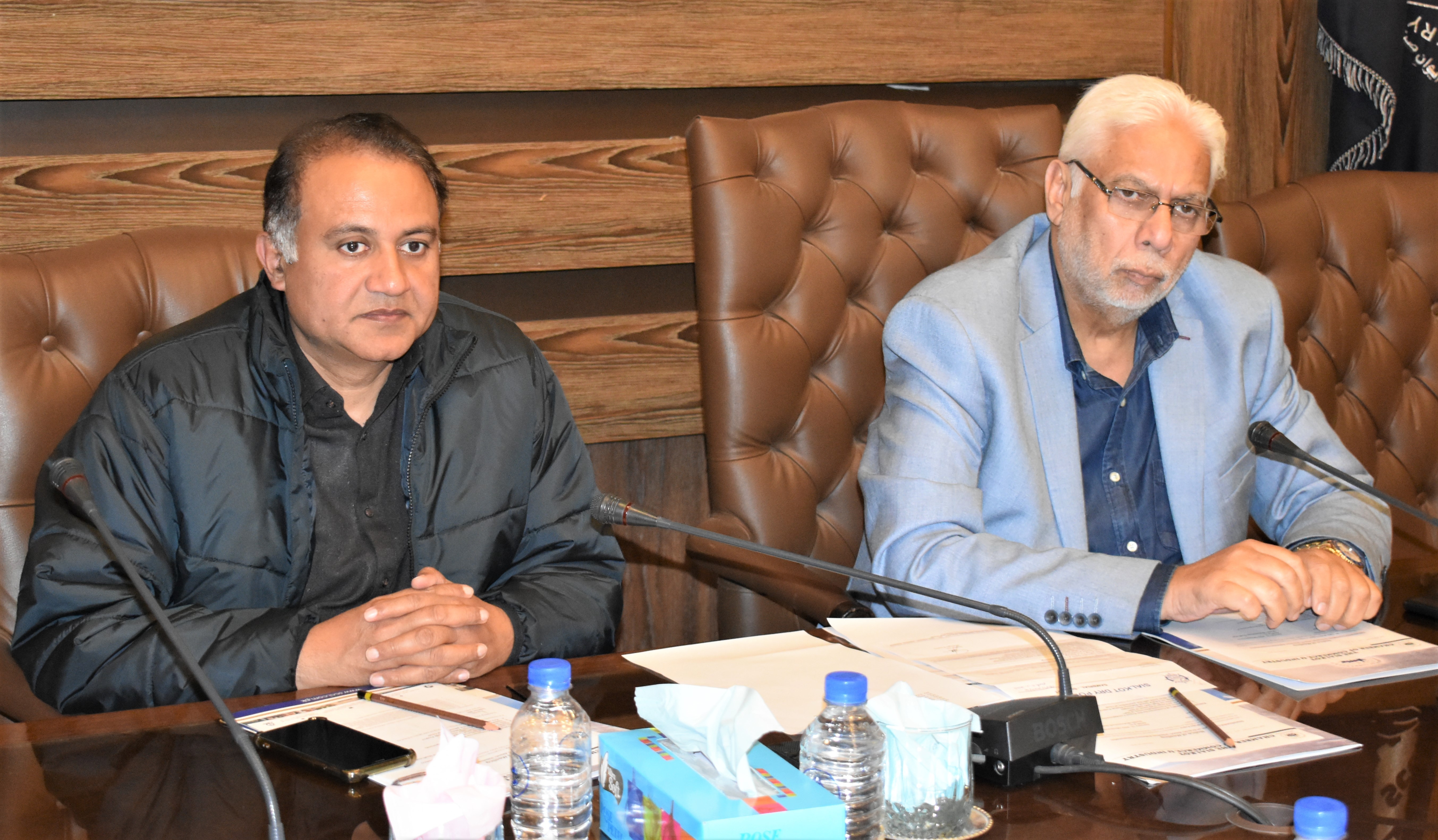 On January 12, 2022, SCCI Departmental Committee on Dryport/ Airport/ Shipping Railways/ Transportation held a meeting to discuss matters related to Dryport Cargo Theft Issue and High SDPT bills/ Charges.  Mr. Tahir Majid Kapur, Chairman Committee highlighted the issues faced by Exporters of Sialkot due to unavailability of containers at Sialkot Dryport for Export Consignments.