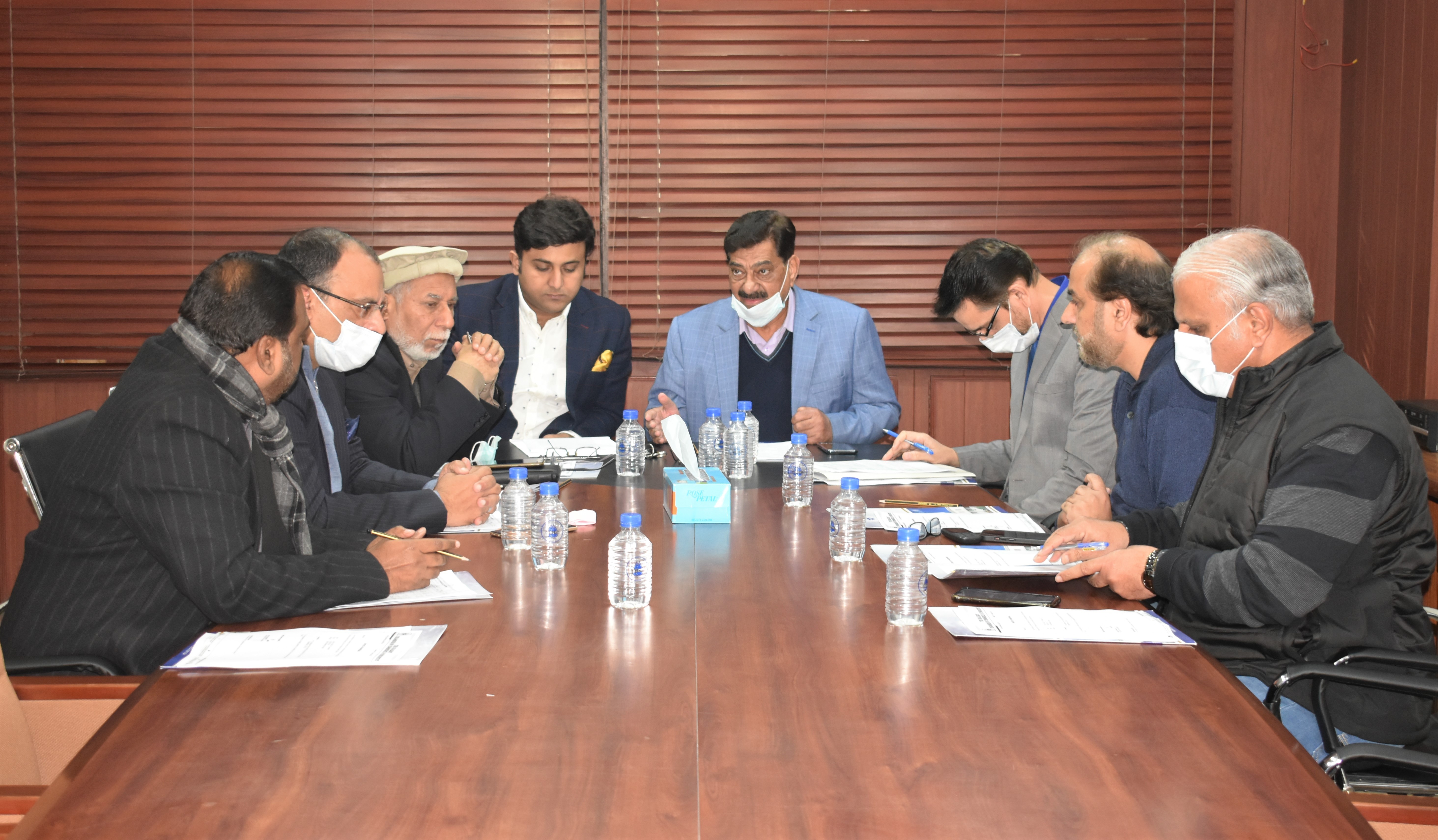 The Departmental Committee of Sialkot Chamber on Accounts & Finance held a meeting on January 25, 2022 to discuss the monthly accounts.