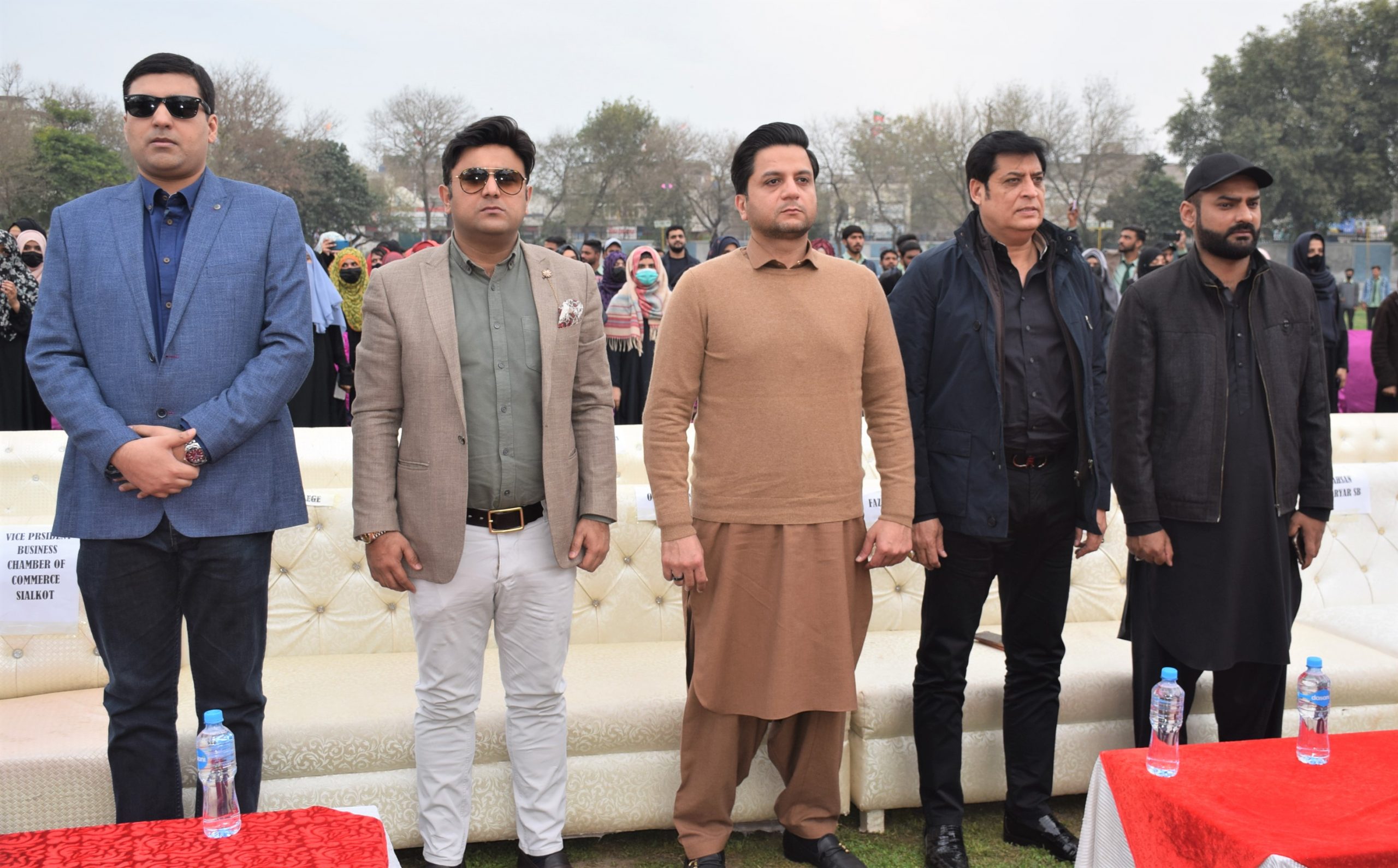 Sheikh Zohaib Raffique Sethi, Senior Vice President and Mr. Qasim Malik, Vice President Sialkot Chamber of Commerce & Industry attended the Annual Sports Gala ceremony held at Murray College Sialkot.