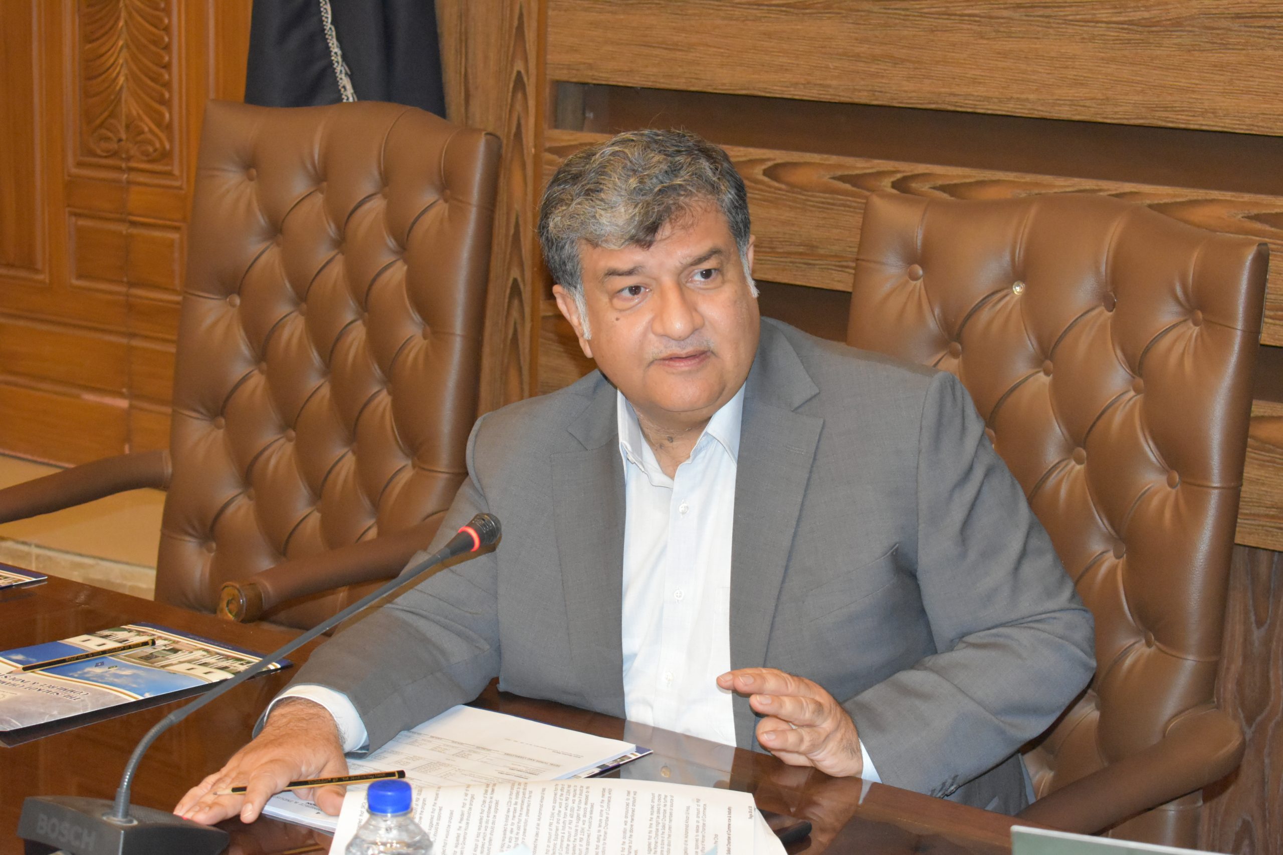 Mian Imran Akbar, President Sialkot Chamber of Commerce & Industry chaired the Executive Committee meeting for the month of March 2022. Dated: March 31, 2022