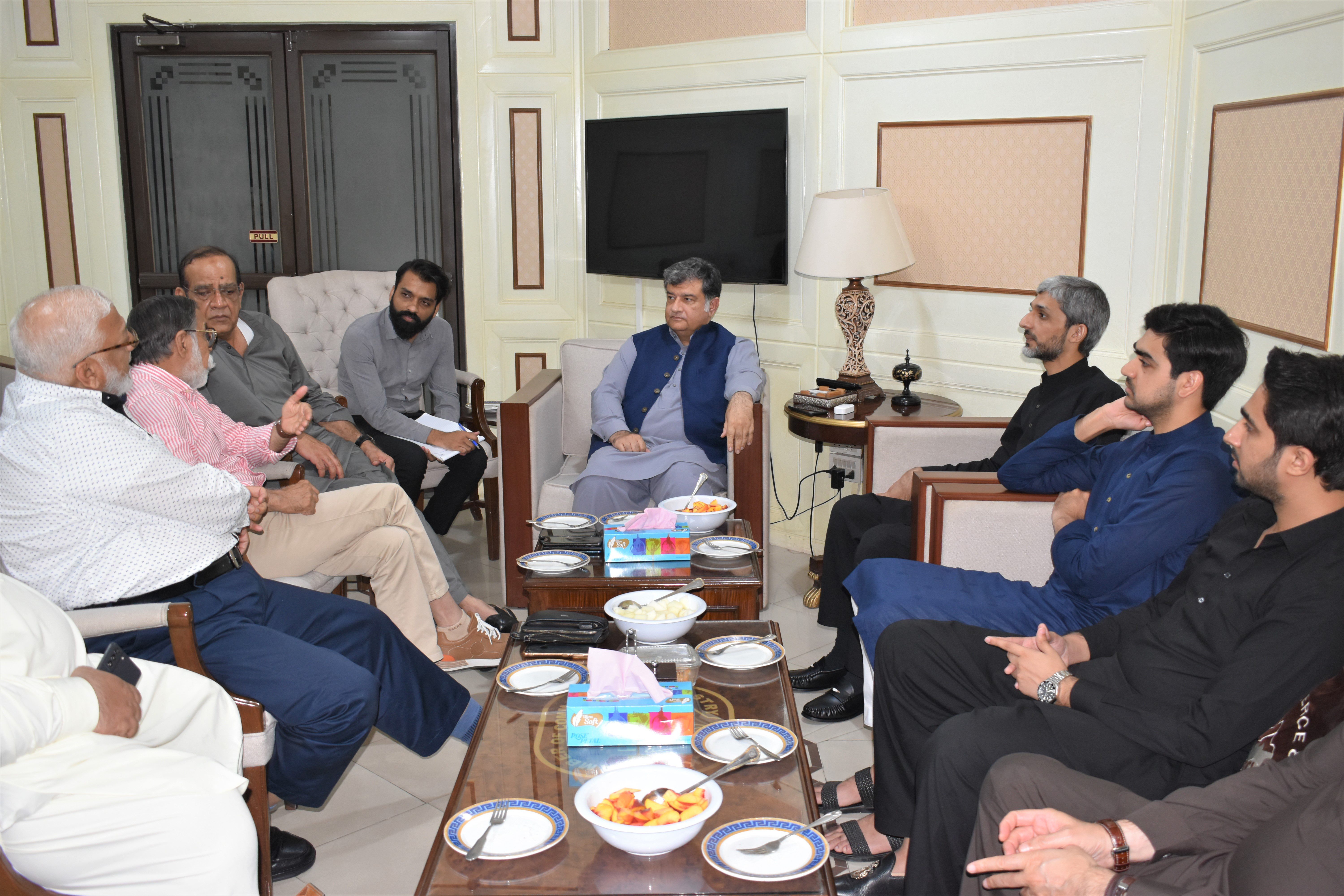 Mian Imran Akbar, President SCCI called a meeting of the Stakeholders of Sialkot’s Surgical Industry on July 15, 2022 to discuss the matter regarding ‘Implementation of Medical Devices Regulations (MDR)’ as well as the hiring of a ‘Foreign Consultant’ through prospective Government Funding.   The house further discussed about the ‘Establishment of a Material Testing Laboratory for the Industry in collaboration with the Government. Furthermore, the prospects of developing ‘Furnaces’ in Sialkot in order to end the monopoly of local suppliers and to stabilize the material prices was also discussed in the meeting.