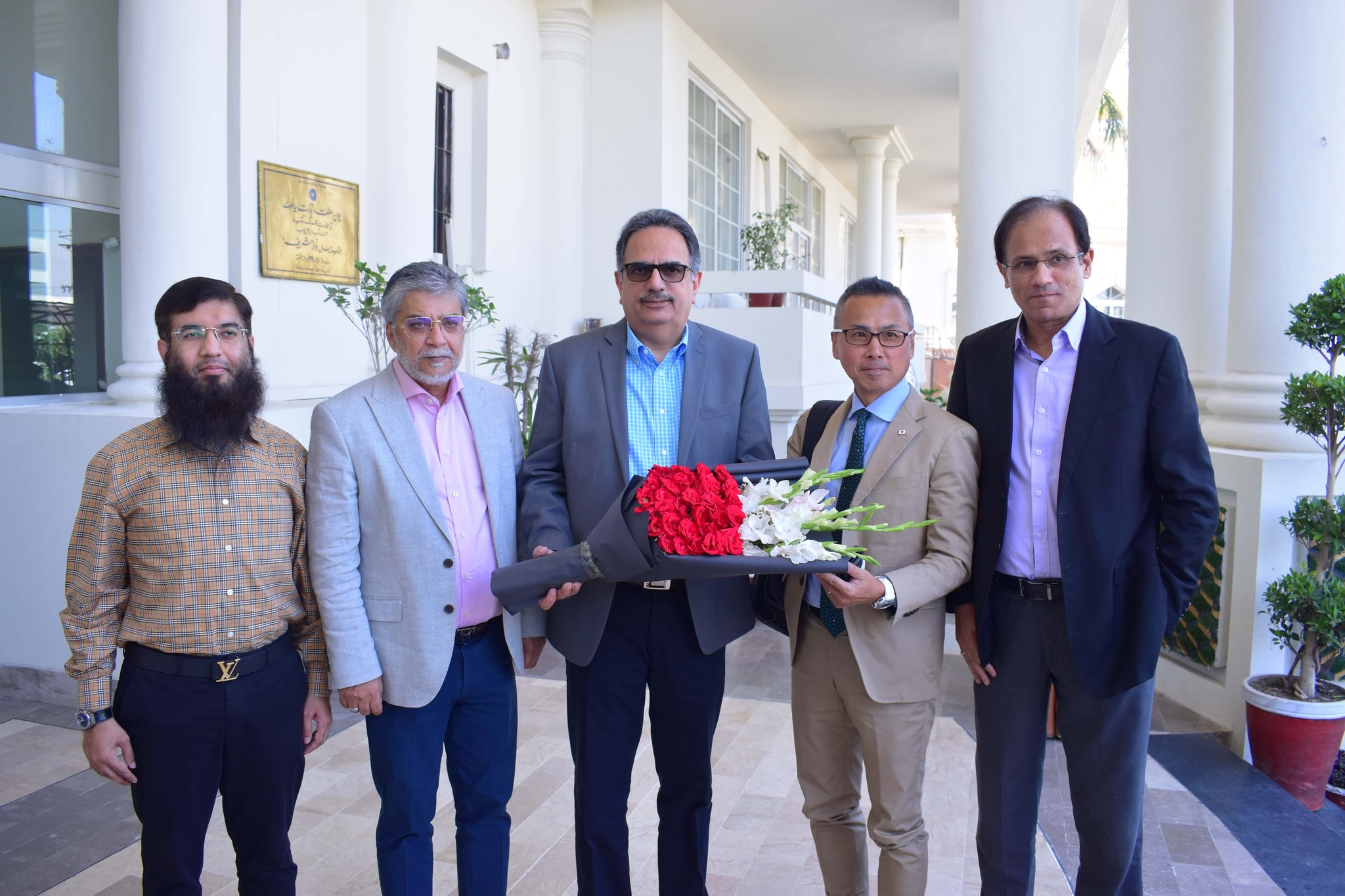 On May 9, 2023, the Country Director of JETRO Mr. Yamaguchi Kazunori visited SCCI to meet  Mr. Abdul Ghafoor Malik, President, and Mr. Amer Majeed Sheikh Vice President.