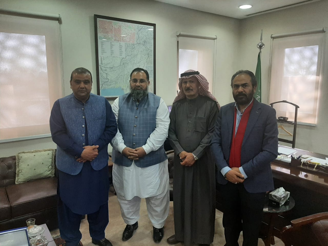 Mr. Khuram Aslam, SVP, SCCI had a Meeting with Deputy Ambassador/Head of Mission & Trade Officer of Saudi Arabia.