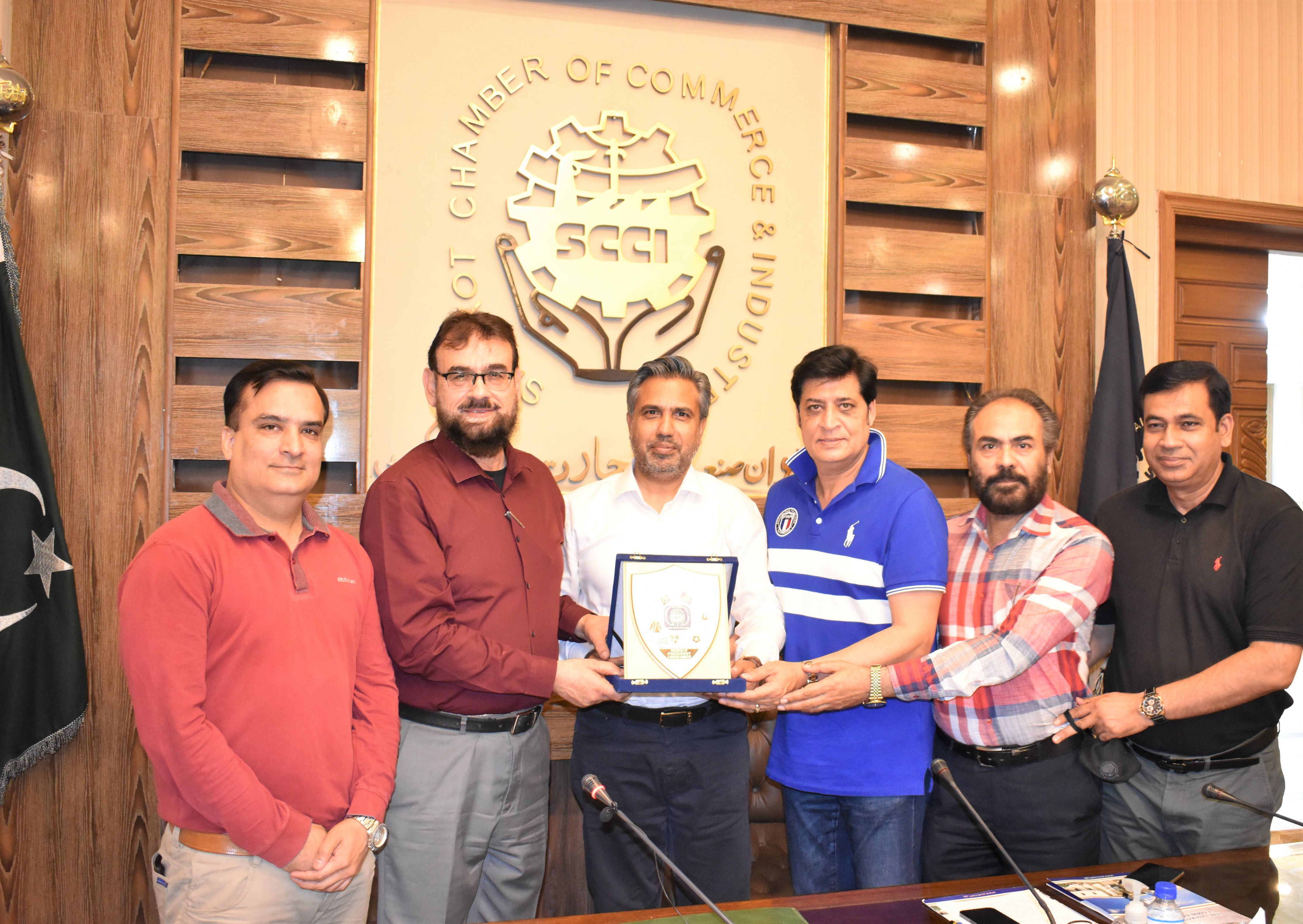 On June 5, 2021, Dr. Abdul Bari Khan, CEO, Indus Hospital and Health Network visited Sialkot Chamber of Commerce and Industry. President Chamber Mr. Qaisar Iqbal Baryar mentioned that a quality Hospital of the stature of Indus Hospital Karachi ought to be established in Sialkot to provide free of cost cutting edge healthcare to the marginalized segment of society. On this occasion Mr. Qaisar Iqbal Baryar announced 10 acres land as a donation for establishment of aforementioned hospital. Dr. Abdul Bari Khan appreciated the vision of Sialkot Chamber and its members for taking and endorsed the generous donation of Mr. Qaisar Iqbal Baryar and said that a master plan would be formulated considering the phase wise execution of the project. On June 5, 2021, Dr. Abdul Bari Khan, CEO, Indus Hospital and Health Network visited Sialkot Chamber of Commerce and Industry. President Chamber Mr. Qaisar Iqbal Baryar mentioned that a quality Hospital of the stature of Indus Hospital Karachi ought to be established in Sialkot to provide free of cost cutting edge healthcare to the marginalized segment of society. On this occasion Mr. Qaisar Iqbal Baryar announced 10 acres land as a donation for establishment of aforementioned hospital. Dr. Abdul Bari Khan appreciated the vision of Sialkot Chamber and its members for taking and endorsed the generous donation of Mr. Qaisar Iqbal Baryar and said that a master plan would be formulated considering the phase wise execution of the project.