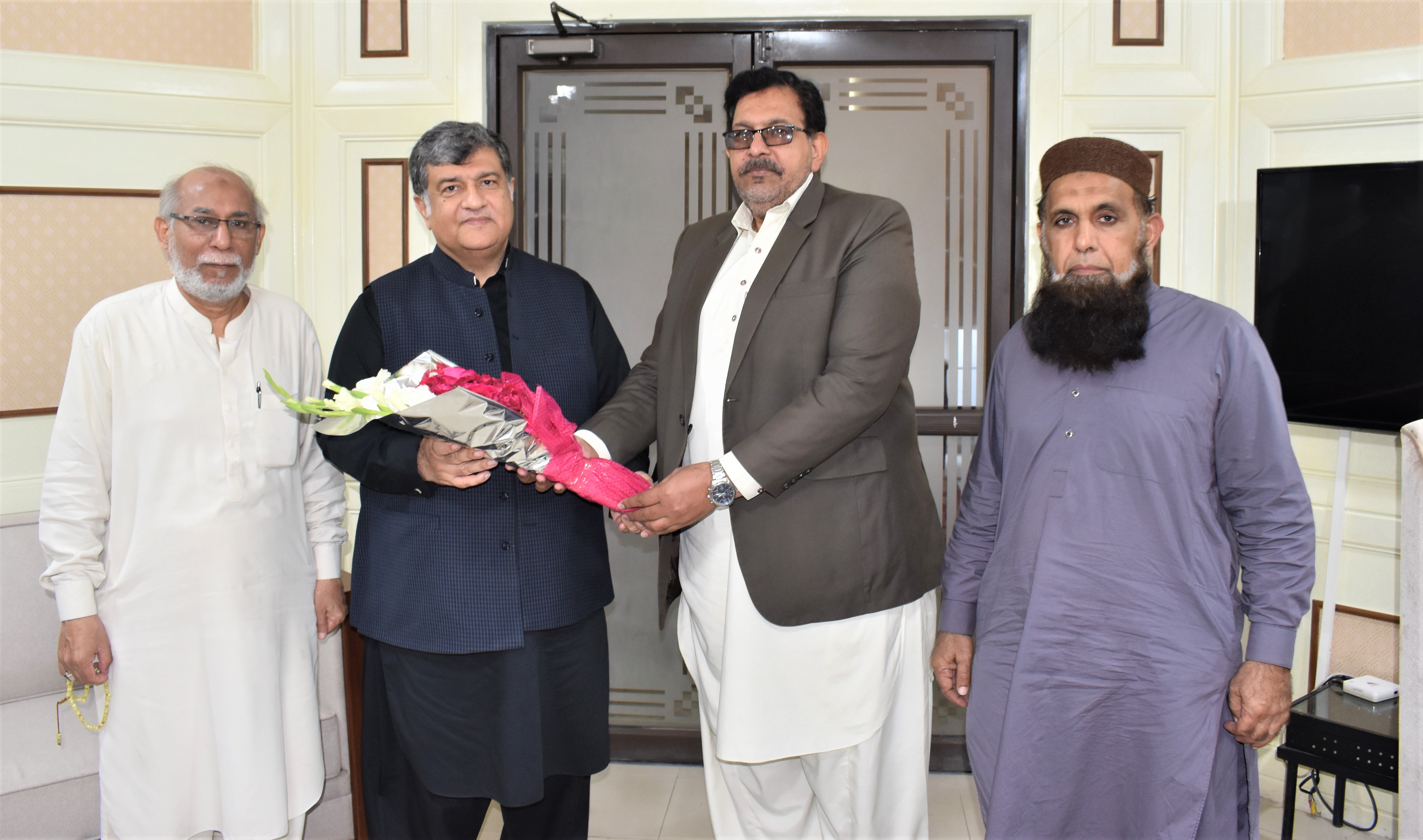 On October 26, 2021, President, Sialkot Chamber of Commerce & Industry had a meeting with Mr. Rana Muhammad Shabbir, Principal, Govt. College of Technology, Sialkot to discuss matters of mutual Interest.