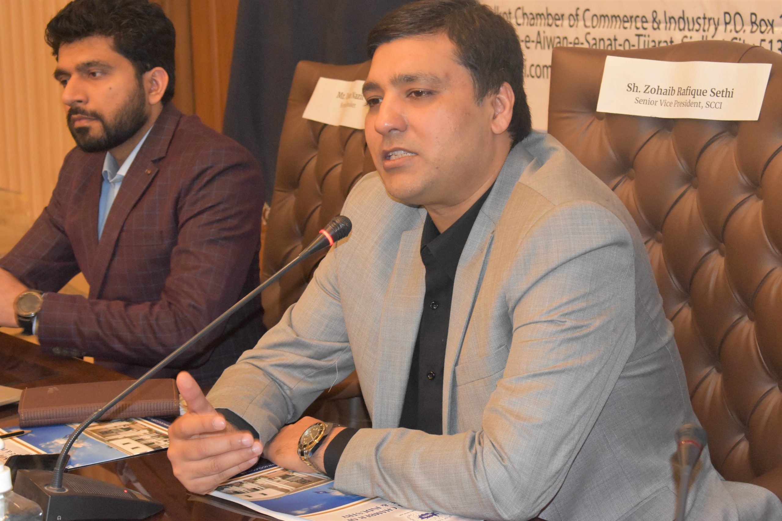 On March 12, 2022, the Sialkot Chamber of Commerce & Industry conducted a course on “Role of Information Technology in Business” under “SCCI’s Business Executive Program”. While addressing the participants, Sheikh Zohaib Rafique Sethi, Senior Vice President, stated that Information Technology has dramatically changed the lives of individuals and organizations. Mr. Usman Nazir, CEO Theta Solutions presented the course to the participants covering; Online Business Name (Domain) registration, Types of Web hosting, Cloud computing solutions and Data privacy and routine backups. On March 12, 2022, the Sialkot Chamber of Commerce & Industry conducted a course on “Role of Information Technology in Business” under “SCCI’s Business Executive Program”. While addressing the participants, Sheikh Zohaib Rafique Sethi, Senior Vice President, stated that Information Technology has dramatically changed the lives of individuals and organizations. Mr. Usman Nazir, CEO Theta Solutions presented the course to the participants covering; Online Business Name (Domain) registration, Types of Web hosting, Cloud computing solutions and Data privacy and routine backups.