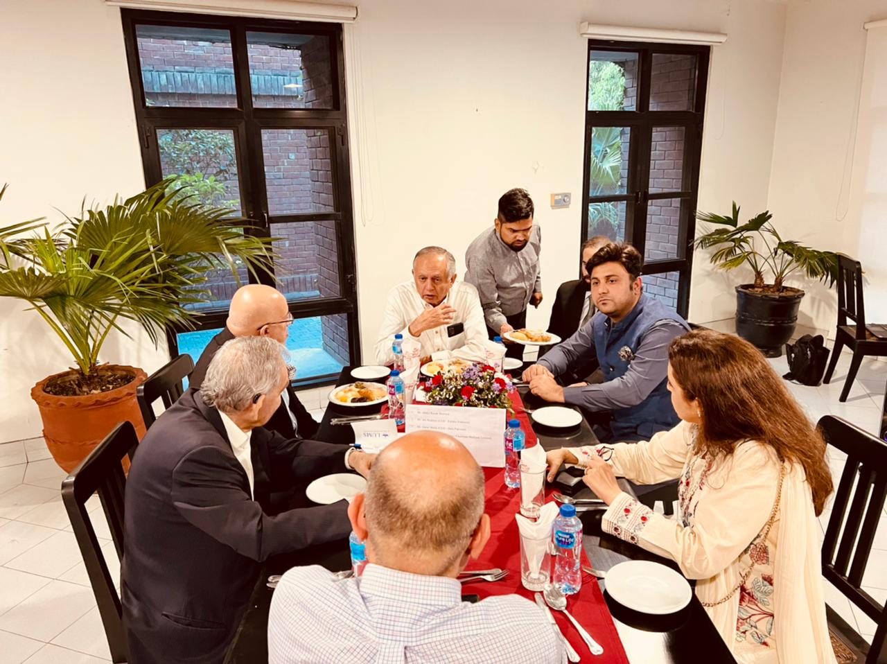 Mr. Qasim Malik, Vice President Sialkot Chamber of Commerce & Industry attended the Iftar Dinner hosted by Lahore University of Management Sciences (LUMS) on April 28, 2022.   Mr. Abdul Razzak Dawood, Former Advisor to PM on Commerce & Investment was also present.
