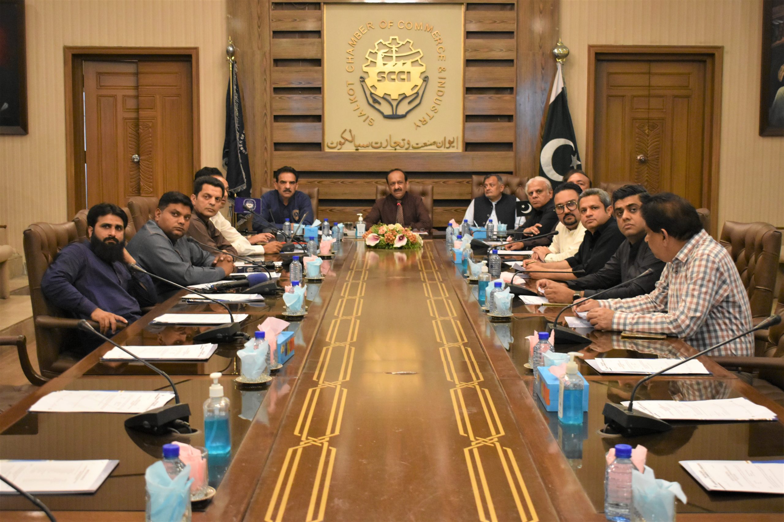 On April 01, 2022, A Meeting of SCCI’s Departmental Committee on Garrison HQ/Cantonment Board Affairs was held at Sialkot Chamber of Commerce and Industry to discuss the Notices regarding the Property Tax and Conservation Charges imposed by the Cantonment Management on the residents of Cantonment Area of Sialkot.